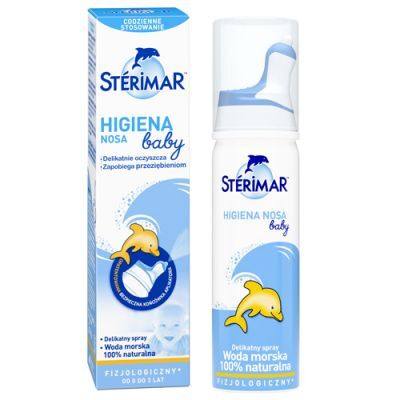 Sterimar Higiena nosa baby Spray do nosa dla dzieci 0-3 lat, 50 ml