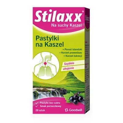 Stilaxx Pastylki na suchy kaszel, 28 szt.
