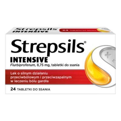STREPSILS INTENSIVE 24 tabletki do ssania