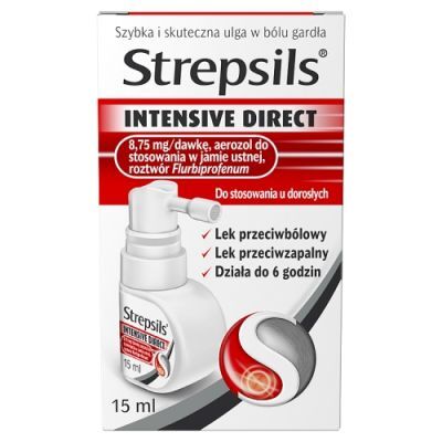 STREPSILS INTENSIVE DIRECT aerozol 15 ml