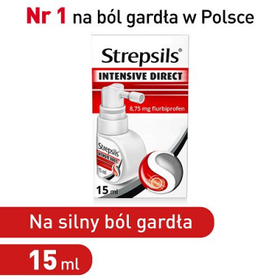 STREPSILS INTENSIVE DIRECT aerozol 15 ml