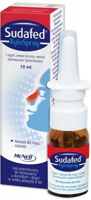 SUDAFED XYLOSPRAY aerozol do nosa 10 ml