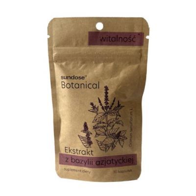SUNDOSE BOTANICAL EKSTRAKT z bazylii azjatyckiej, 30 kapsułek
