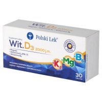 SundovitD3+Mg+K2+B6, 30 tabletek