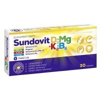 SundovitD3+Mg+K2+B6, 30 tabletek