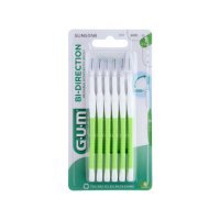 Sunstar GUM Bi-Direction Szczoteczki międzyzębowe 0,7mm (zielone 2114), 6 szt.