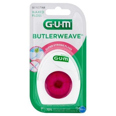 Sunstar Gum Butlerweave Nić dentystyczna woskowana, 55 m
