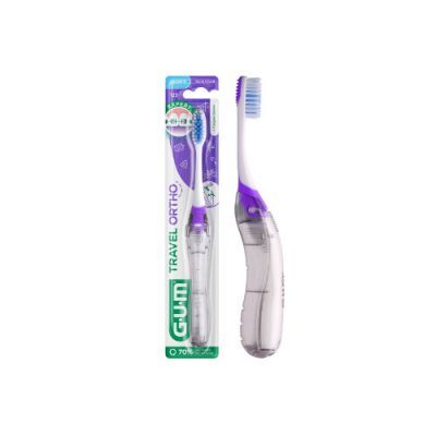 Sunstar GUM Ortho Travel Podróżna szczoteczka do zębów z aparatem ortodontycznym