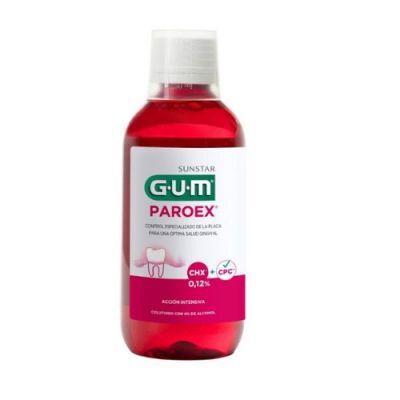Sunstar GUM Paroex 0,12% Płyn do płukania jamy ustnej, 300 ml
