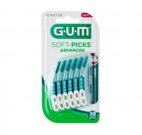 SUNSTAR GUM Soft-Picks Advanced Large gumowe czyściki międzyzębowe 30 sztuk (651)