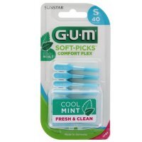 SUNSTAR GUM Soft-Picks Comfort Flex czyściki międzyzębowe miętowe małe (669)