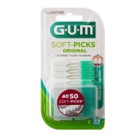 SUNSTAR GUM Soft-Picks Original Regular gumowe czyściki międzyzębowe z fluorem 50 sztuk (632)