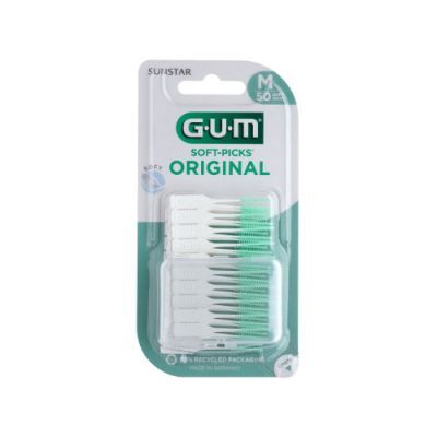 Sunstar GUM Soft-Picks Original Szczoteczki międzyzębowe M, 50 szt.