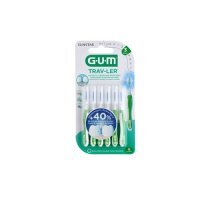Sunstar GUM Trav-Ler Szczoteczki międzyzębowe 1,1mm (zielone 1414), 6 szt.
