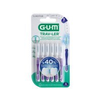 Sunstar GUM Trav-Ler Szczoteczki międzyzębowe 1,2mm (fioletowe 1512), 6 szt.