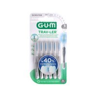 Sunstar GUM Trav-Ler Szczoteczki międzyzębowe 2,0mm (szare 1618), 6 szt.
