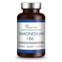 SUPER LABS Magnesium + Vitamin B6 90 kapsułek