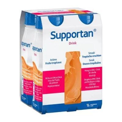 Supportan Drink owoce tropikalne (nowe opakowanie), 4x200ml KRÓTKA DATA 30.11.2026