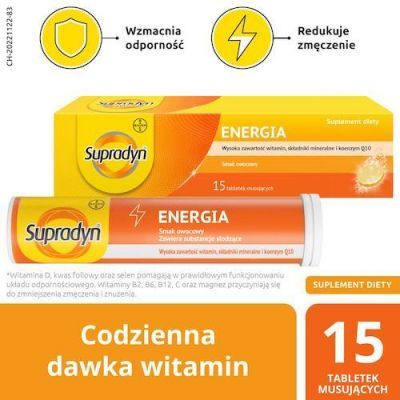 Supradyn Energia, 15 tabl. musujących