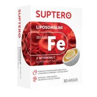 SUPTERO Liposomalna Żelazo, 30 kaps.