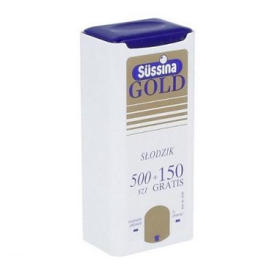 SUSSINA GOLD słodzik 500 + 150 tabletek