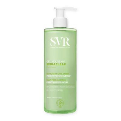 SVR Sebiaclear Gel Moussant Żel do mycia, 400ml KRÓTKA DATA 31.07.2026