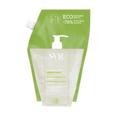 SVR Sebiaclear Micelar Water Eco-Refill zapas, 400ml KRÓTKA DATA 30.11.2025