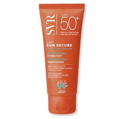 SVR SUN SECURE nawilżające mleczko ochronne SPF50+, 100ml