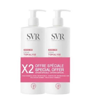 SVR Topialyse Crème Nourrissante Duo, 2 x 400 ml