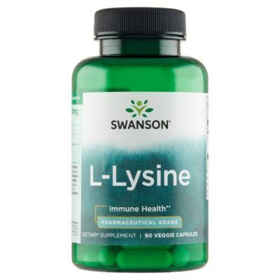 SWANSON AJIPURE L-LIZYNA 500 mg 90 kapsułek