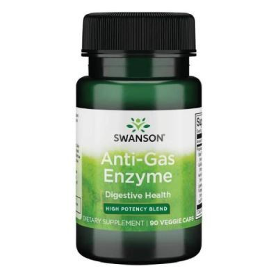 SWANSON Anti-Gas Enzyme, 90 kaps.