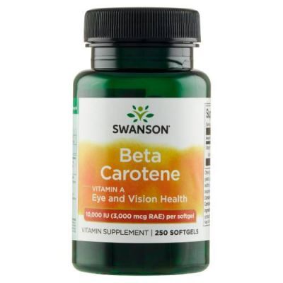 SWANSON BETA CAROTENE 10000 IU 250 kapsułek