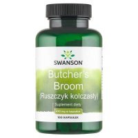 SWANSON BUTCHER'S BROOM 470 mg 100 kapsułek