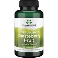 SWANSON Vitex (Chasteberry) Niepokalanek pospolity 400 mg, 120 kaps.
