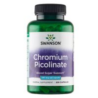 SWANSON CHROM PIKOLINIAN 200 mcg 200 kapsułek