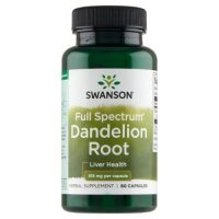 SWANSON Dandelion Root Mniszek lekarski 515mg, 60 kapsułek