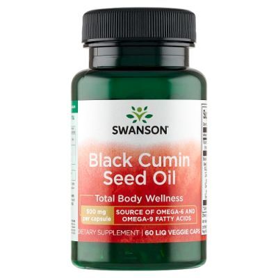 SWANSON EFA'S Black Cumin seed oil Olej z nasion czarnego kminu 60 kapsułek
