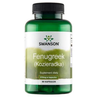 SWANSON Fenugreek (Kozieradka) 610mg, 90 kapsułek