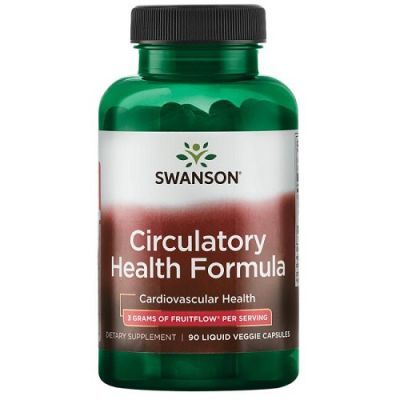 SWANSON FRUITFLOW CIRCULATORY HEALTH FORMULA 1000 mg 90 kapsułek