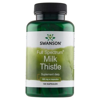 SWANSON FULL SPECTRUM MILK THISTLE 500 mg 100 kapsułek