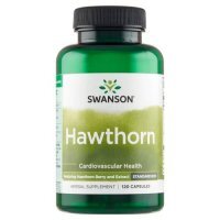 SWANSON GŁÓG OWOCE EXTRACT (Hawthorn) 120 kapsułek