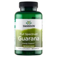 SWANSON Guarana 500 mg, 100 kaps.