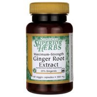 SWANSON Imbir forte (Ginger Root Extract) 60 kapsułek