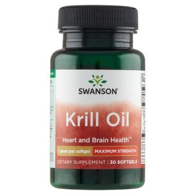 SWANSON Krill Oil maksymalna moc 1000 mg 30 kapsułek