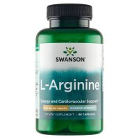 SWANSON L-ARGININA FORTE 850 mg 90 kapsułek