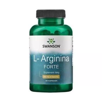 Swanson L-Arginina Forte, 90 kaps.