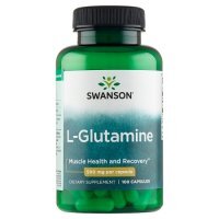SWANSON L-Glutamina 500 mg 100 kapsułek