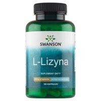 SWANSON L-LIZYNA 500 mg 100 kapsułek