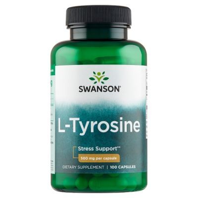SWANSON L-TYROZYNA 500 mg 100 kapsułek