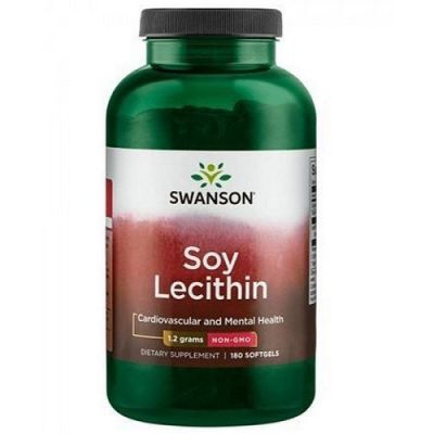 SWANSON Lecytyna 1200 mg 180 kapsułek
